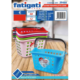 FATIGATI CESTINO P/MOLLETTE RET CUORE