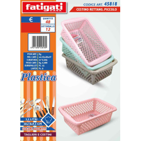 FATIGATI CESTINO RETTANG PICCOLO COL ASS