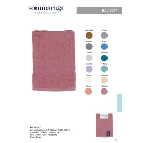 SOMMARUGA ASCIUGAMANI SET 1+1 BA.10047