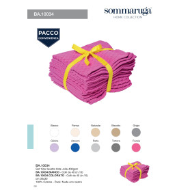 SOMMARUGA LAVETTA BIANCA SET 12PZ