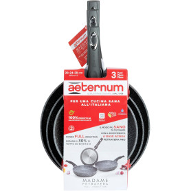 AETERNUM TRIS PADELLE 20/24/28CM M.PETRA