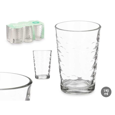 ARTE REGAL SET 6 BICCHIERI PUNTI 190ML