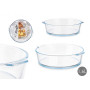 ARTE REGAL TEGLIA VETRO TONDA 1600ML