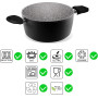 AETERNUM CASSERUOLA CM.24 BLACK PEARL