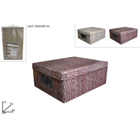 DUE ESSE BOX ABITI 40X33X17 RATTAN