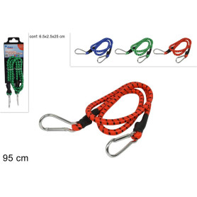 DUE ESSE CORDA ELASTICA C/MOSCHETT 95CM