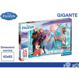 CLEMENTONI PUZZLE 24PZ 40X27X5 FROZEN