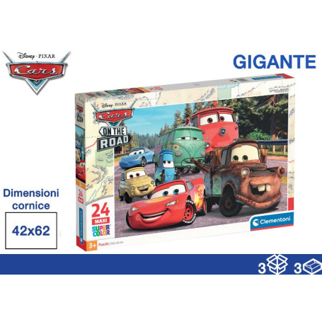 CLEMENTONI PUZZLE 24PZ 40X27X5 CARS