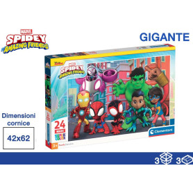 CLEMENTONI PUZZLE 24PZ 40X27X5 SPIDEY