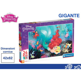 CLEMENTONI PUZZLE 24PZ 40X27X5 PRINCESS