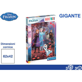 CLEMENTONI PUZZLE 60PZ 40X27X5 FROZEN