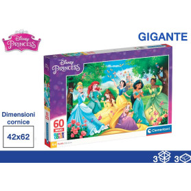 CLEMENTONI PUZZLE 60PZ 40X27X5 PRINCESS