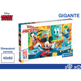 CLEMENTONI PUZZLE 60PZ 40X27X5 MICKEY