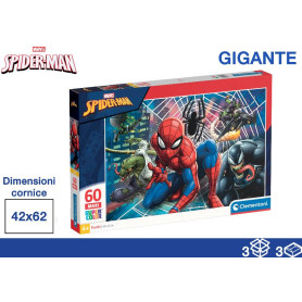 CLEMENTONI PUZZLE 60PZ 40X27X5 SPIDERMAN