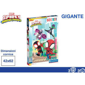 CLEMENTONI PUZZLE 60PZ 40X27X5 SPIDEY