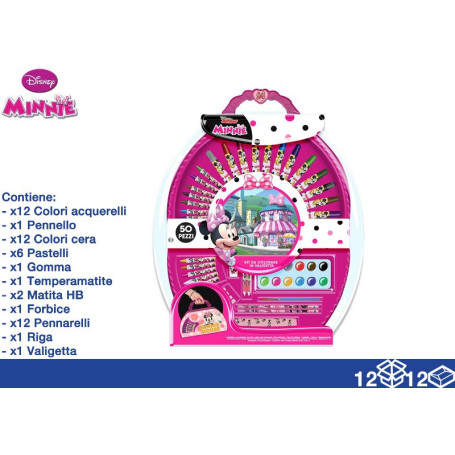 EOL VALIGE COLORI 50PZ 41X54 MINNIE