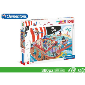 EOL PUZZLE 100PZ 40X27X4 PIRATI