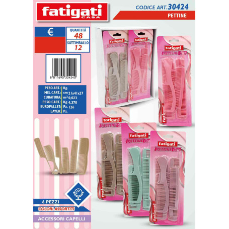 FATIGATI PETTINE 6PZ
