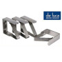 DE LUCA FERMATOVAGLIA 4PZ INOX GRANDE