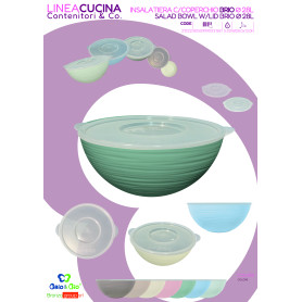 BRIO&BIO INSALATIERA CON COPERCHIO CM.28