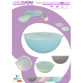 BRIO&BIO INSALATIERA CON COPERCHIO CM.24