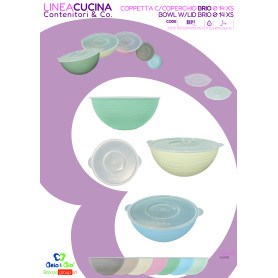 BRIO&BIO COPPETTA CON COPERCHIO CM.14