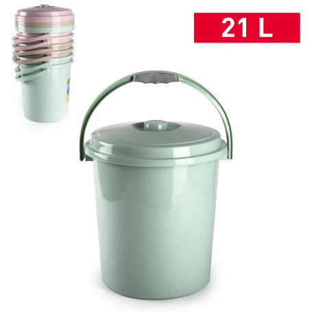 PLASTICFORTE BIDONE CON COPERCHIO ECO