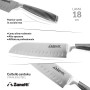 ZANETTI COLTELLO SANTOKU CM.18 MOD.ULTRA