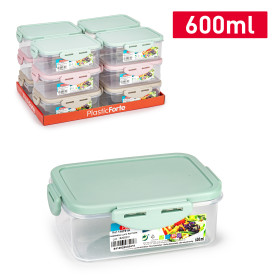 PLASTICFORTE CONTEN CLICK RETT 600ML