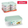 PLASTICFORTE CONTEN CLICK RETT 600ML