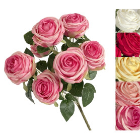 VEA MAZZO ROSE 7 FIORI 50CM LUS60527