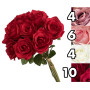 VEA MAZZETTO ROSE 10 FIORI 41CM AME62098