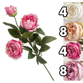 VEA STELO ROSA 3 FIORI 75CM 4AS GYI62124