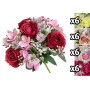 VEA BOUQUET ROSE E ORTENSIE 31CM 59877
