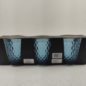 BAVARIA BICCHIERE ACQUA 3PZ BLU