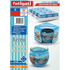 FATIGATI VASETTO VETRO C/CANDELA BREZZA