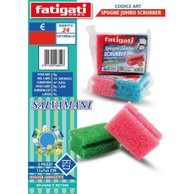 FATIGATI SPUGNE JUMBO SCRUBBER SALVAMANI