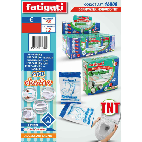 FATIGATI COPRIWATER TNT C/ELASTICO