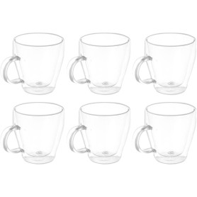 ARTE REGAL TAZZA BOROSILICATO 270ML 6PZ
