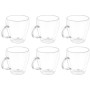 ARTE REGAL TAZZA BOROSILICATO 270ML 6PZ