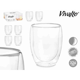 ARTE REGAL BICCHIERE BOROSIL 326ML 6PZ
