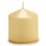 ARTE REGAL CANDELA CERA 8CM CREMA