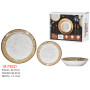 GT SERVIZIO PIATTI DEMETRA BEIGE 18PZ