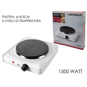 GT FORNELLO ELETTRICO 1500W C/TERMOSTATO