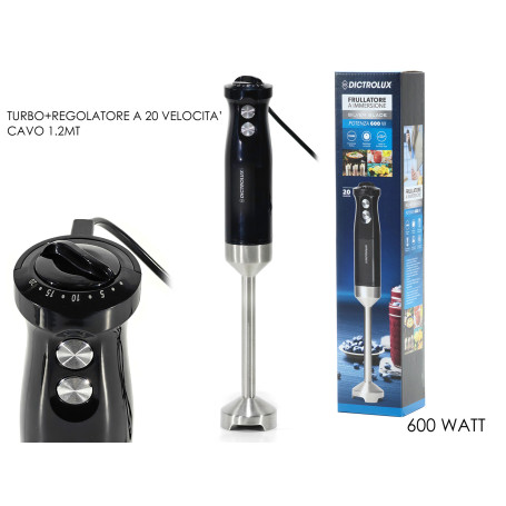 GT FRULLATORE IMMERSIONE 2VEL 600W