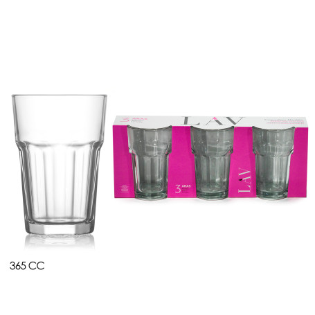 GT BICCHIERI 3PZ LONG DRINK ARAS