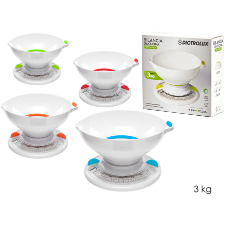 GT BILANCIA DA CUCINA 3KG 4ASS