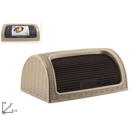 DUE ESSE PORTAPANE EFFETTO RATTAN CAPPUC