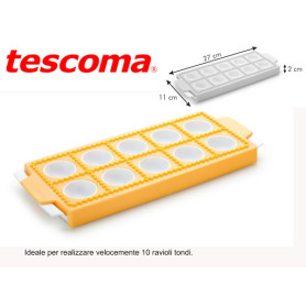 TESCOMA STAMPO PER RAVIOLI TONDI 10PZ "D