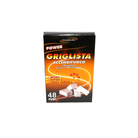 GRIGLISTA ACCENDIFUOCO TAVOLETTE 48 C.